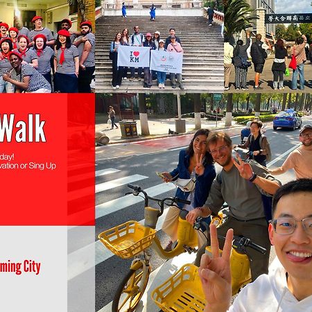 Kunming Upland International Youth Hostel Near The City Center ,2 Mins Walk To The Subway, 2 Mins Walk To The Green Lake, Close To Yuan Tong Temple, Old Street, Yunnan University, Convenient Payment And Visa Cards Are Accepted Exteriör bild